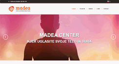 Desktop Screenshot of madea-center.si