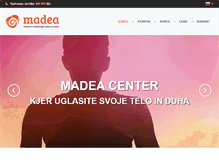 Tablet Screenshot of madea-center.si